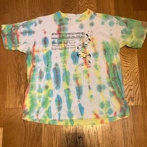 Vintage Decoding Life Museum of Science Industry DNA T Shirt Men XL Tie Dye DIY